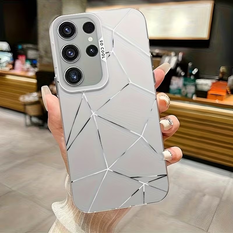 Gradient Color Case - เคสโทรศัพท์สีเงินไล่เฉดหลากสีสำหรับ Samsung Galaxy A73 A72 A71