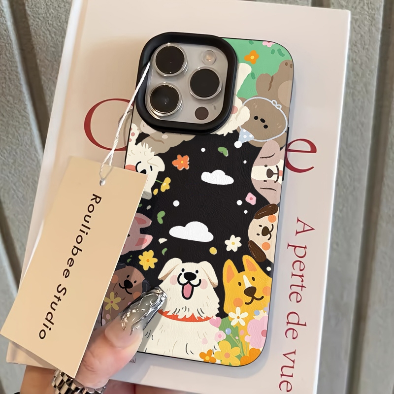 Phone Cases Galaxy A16 5G - เคสโทรศัพท์กันกระแทกแบบเต็มตัวลายลูกสุนัขน่ารัก สำหรับ Samsung Galaxy S25 S24