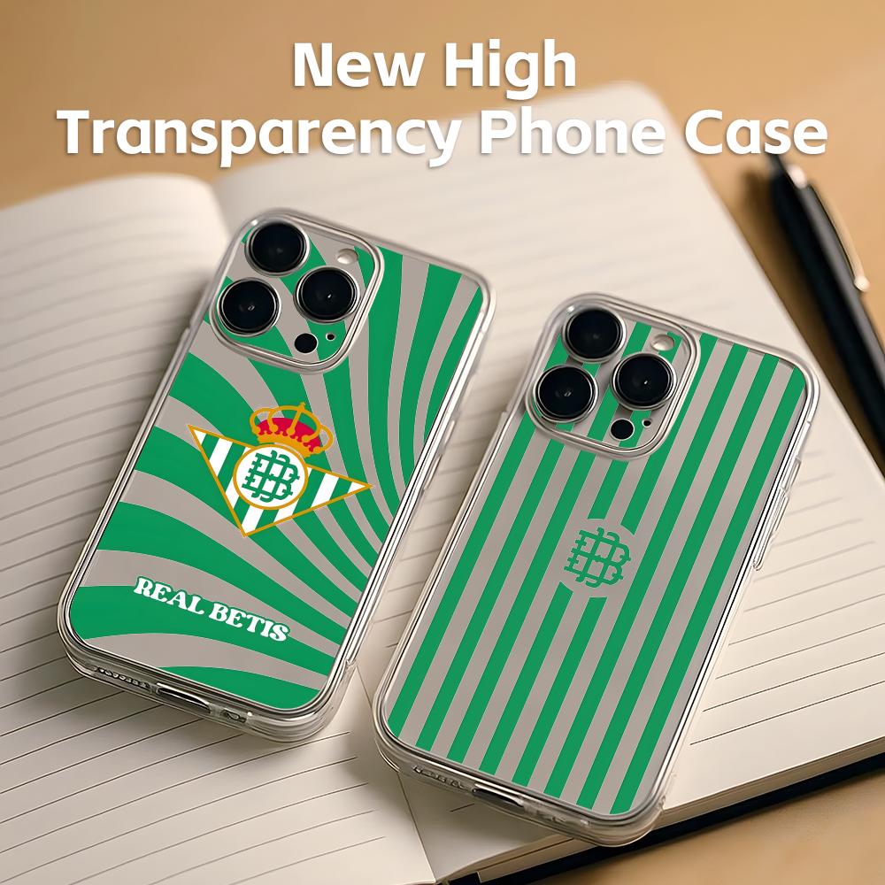 Phone Cases Clear - เคสโทรศัพท์ R-Real Luxury B-Betis-s สำหรับ iPhone