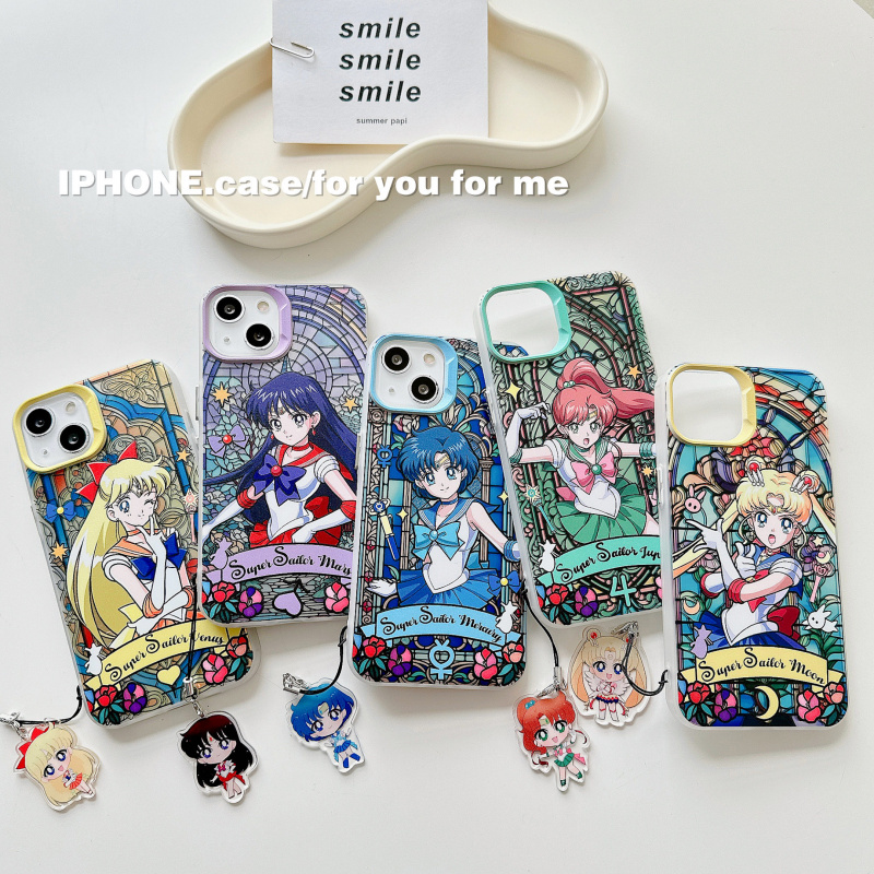 Gradient Color Case - เคสโทรศัพท์ลายอนิเมะเซเลอร์มูนสำหรับ iPhone 17 Pro Max Air