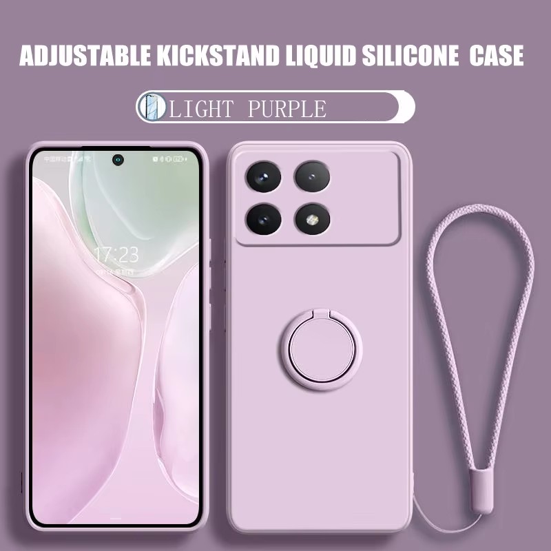 Silicone Liquid Case - เคสโทรศัพท์แบบแม่เหล็กซิลิโคนเหลวสุดหรู สำหรับ XiaoMi Redmi 12C A5