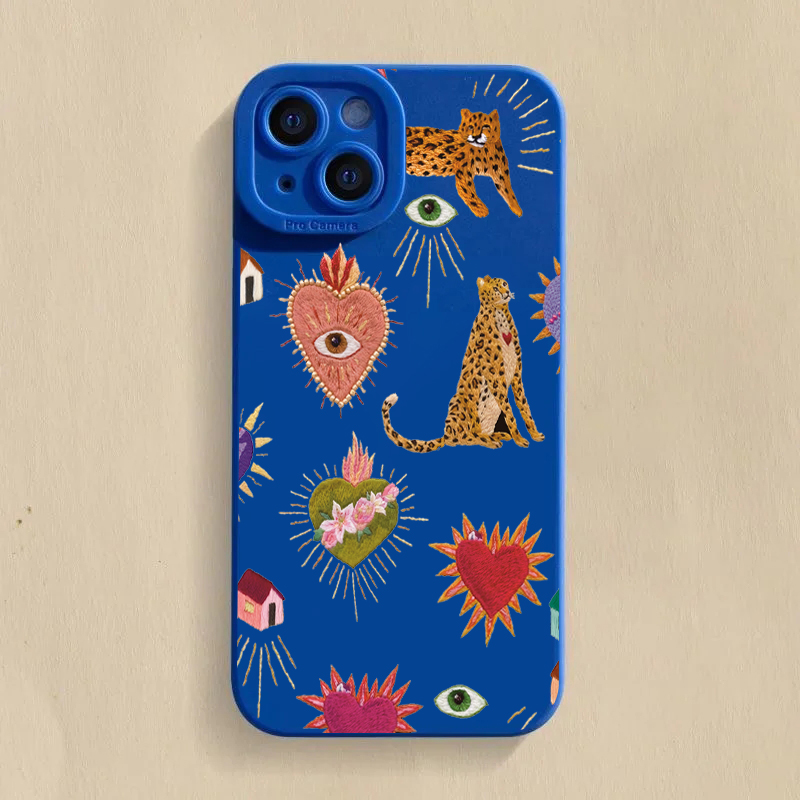 Phone Cases For Samsung S22 - เคสโทรศัพท์ลายดอกไม้และลายเสือดาวสำหรับ Samsung Galaxy S26 S25 Ultra