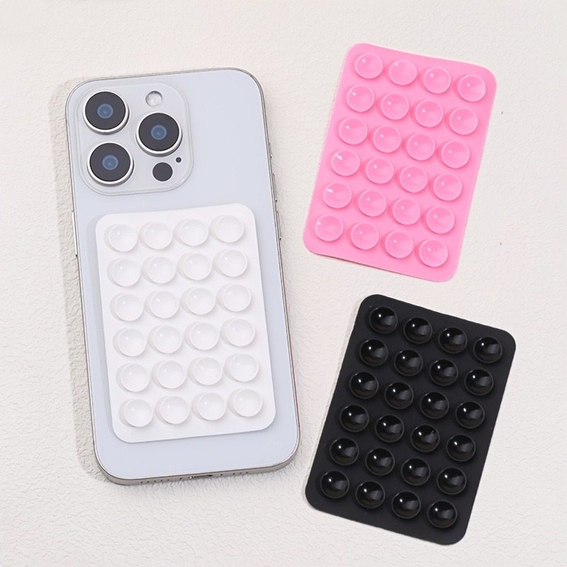 Phone Cases With Stand - ที่ยึดโทรศัพท์แบบดูดซิลิโคน 24 ช่อง แผ่นรองดูดอเนกประสงค์ ขาตั้งติดผนัง กันลื่น