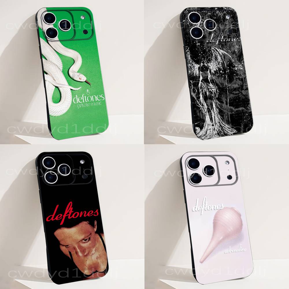 Phone Cases That Fit Iphone 16E - เคสโทรศัพท์ลายวงดนตรี D-Deftones สำหรับ iPhone 17,16,15,14,13,12,Pro,Max,Plus,E,SE4,Air,Mini ป้องกันการกระแทก