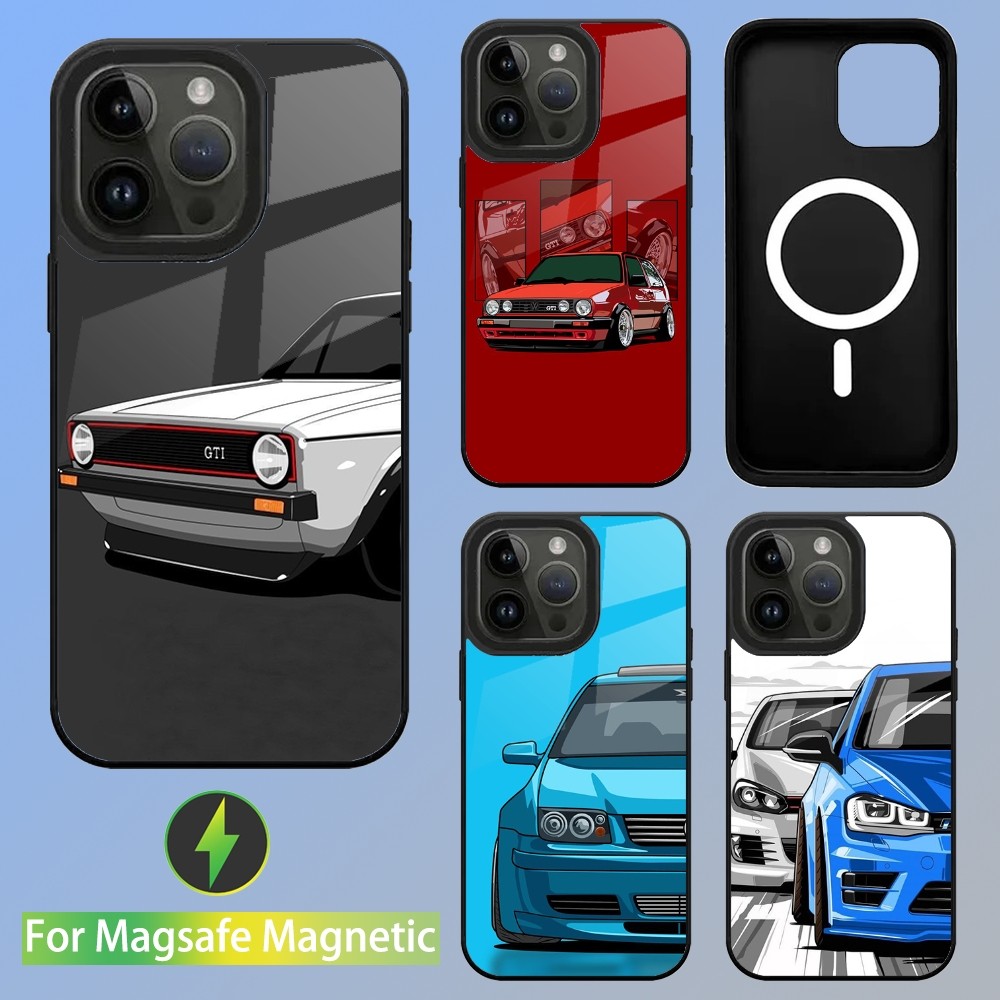 Phone Cases Louis Vuitton - Cool V-VolkswagenES-Golf รถเคสโทรศัพท์สําหรับ iPhone 15,14,13,12,11,Plus,Pro,Max Mini