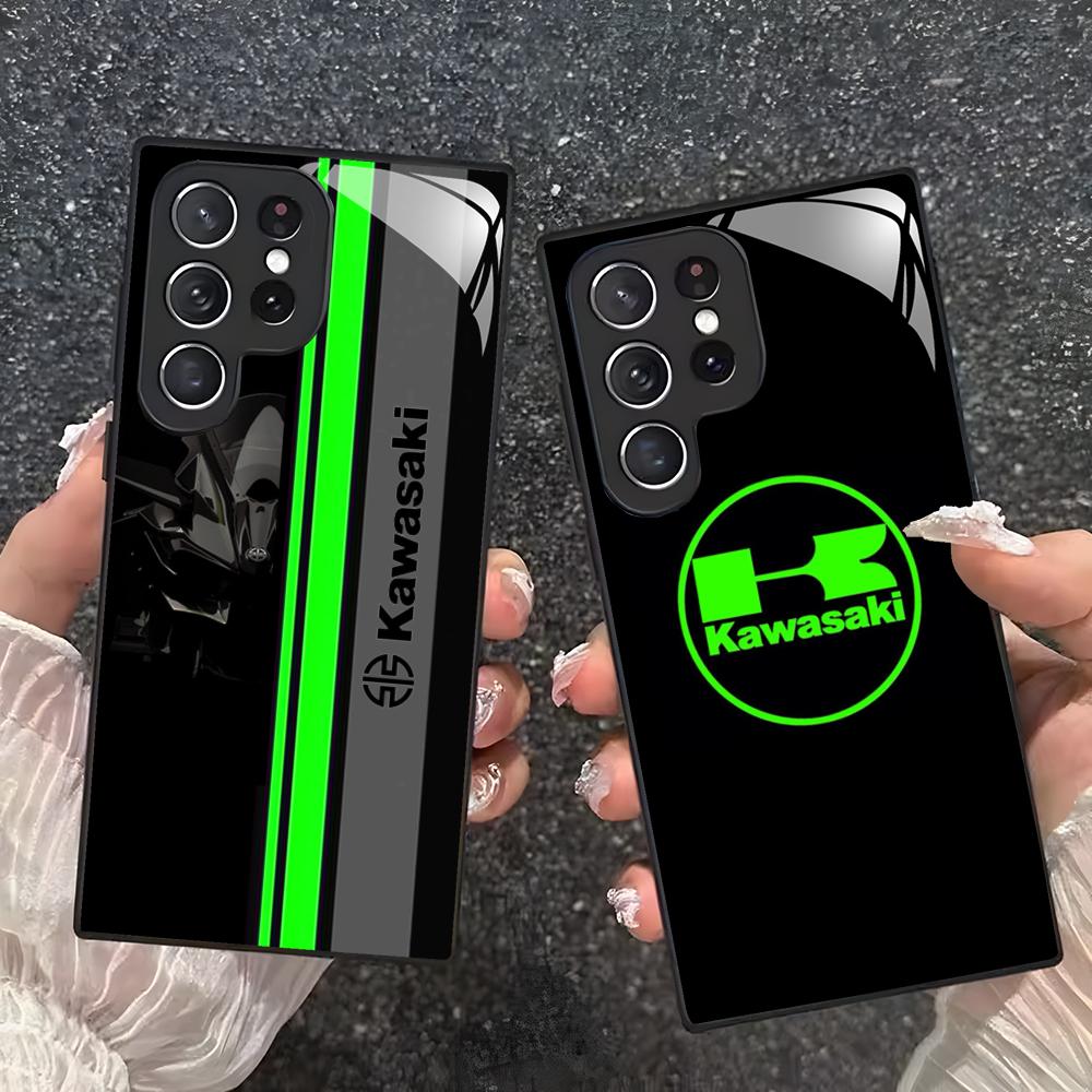 Phone Cases For Samsung S22 - เคสโทรศัพท์มือถือลายมอเตอร์ไซค์ Kawasaki สำหรับ Samsung S26 S25