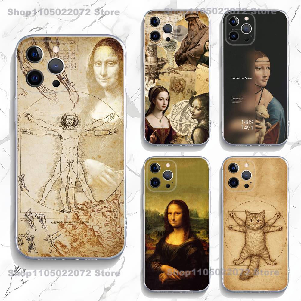 Phone Cases Louis Vuitton - เคสโทรศัพท์ลาย Leonardo Art Da Vinci สำหรับ