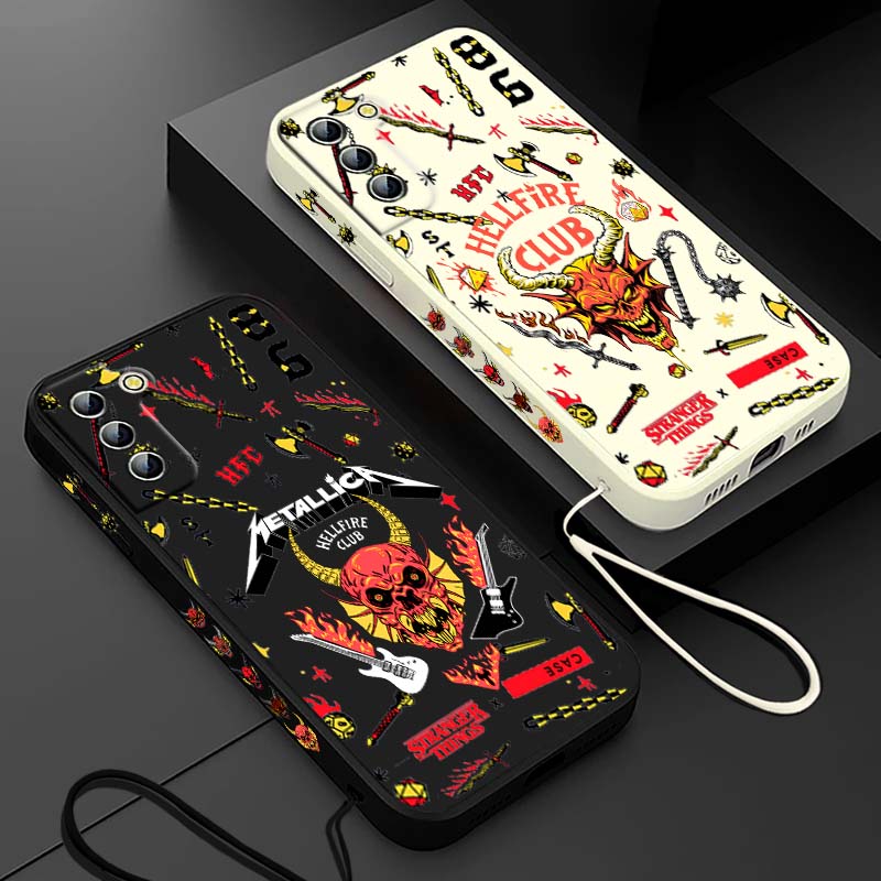 Phone Cases For Samsung S22 - เคสโทรศัพท์มือถือลาย Stranger Things Red Hell Demon