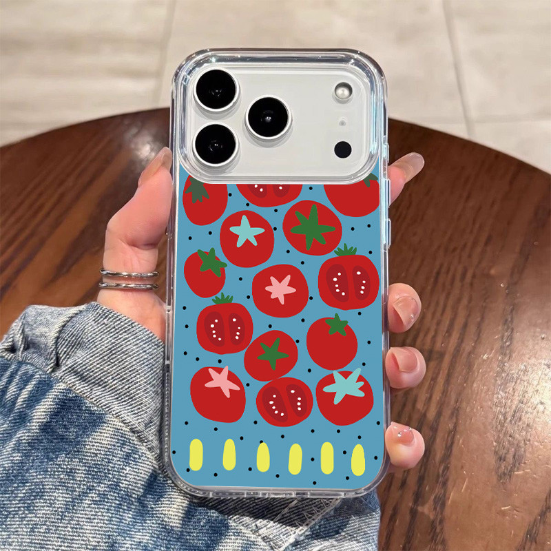 Phone Cases Polka Dot - เคสโทรศัพท์ลายจุดสีน้ำเงินเรียบง่ายสำหรับ iPhone 17 AIR 16 15