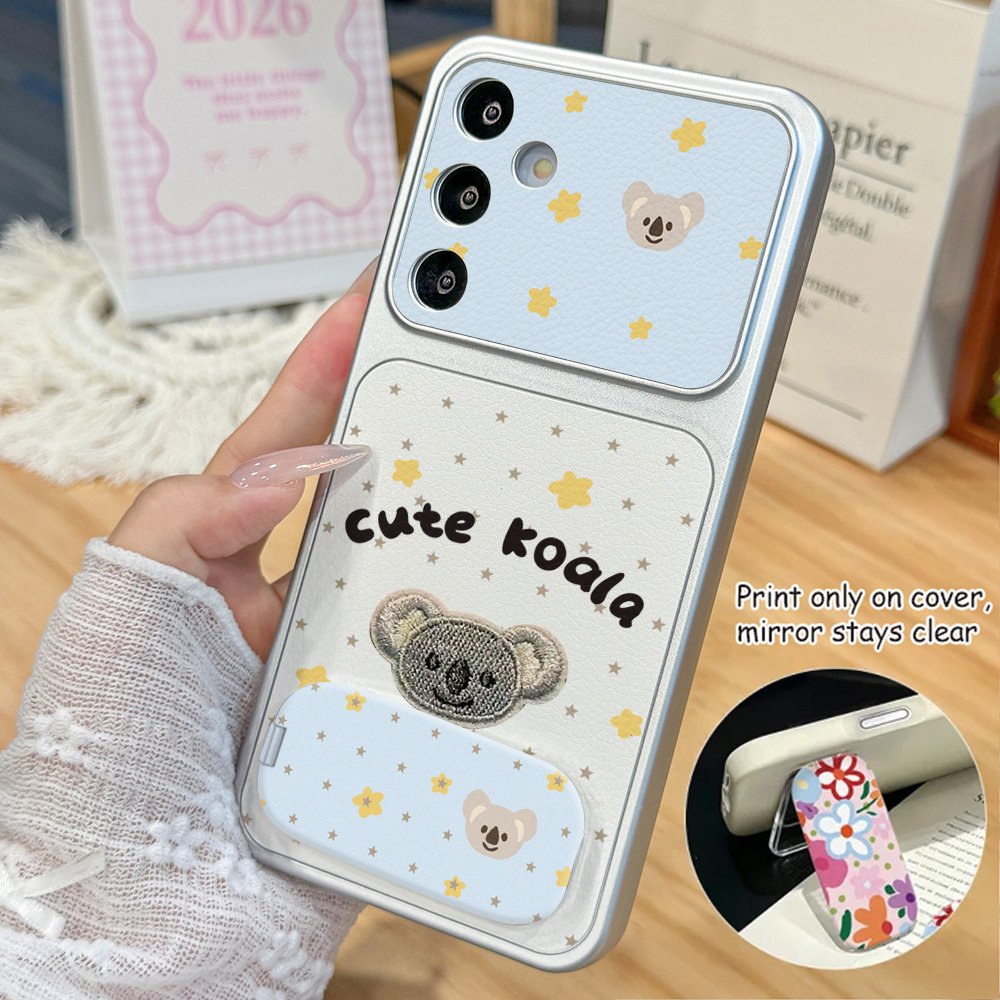Phone Cases Galaxy A16 5G - เคสโทรศัพท์หนังลายโคอาล่าน่ารัก สำหรับ Samsung A56 5G A16