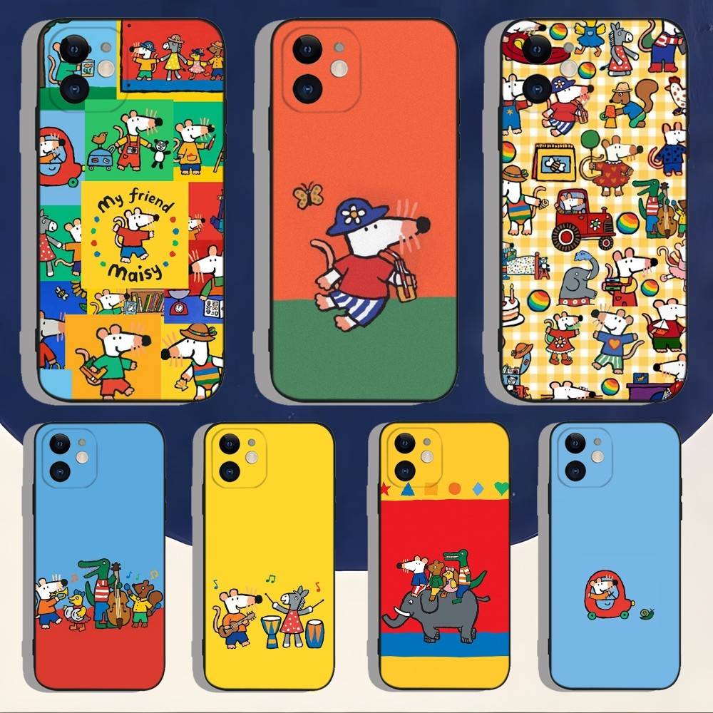 Phone Cases That Fit Iphone 16E - เคสโทรศัพท์ลายเมซี่เมาส์และแรทสำหรับ iPhone 17, 16, 15, 14,