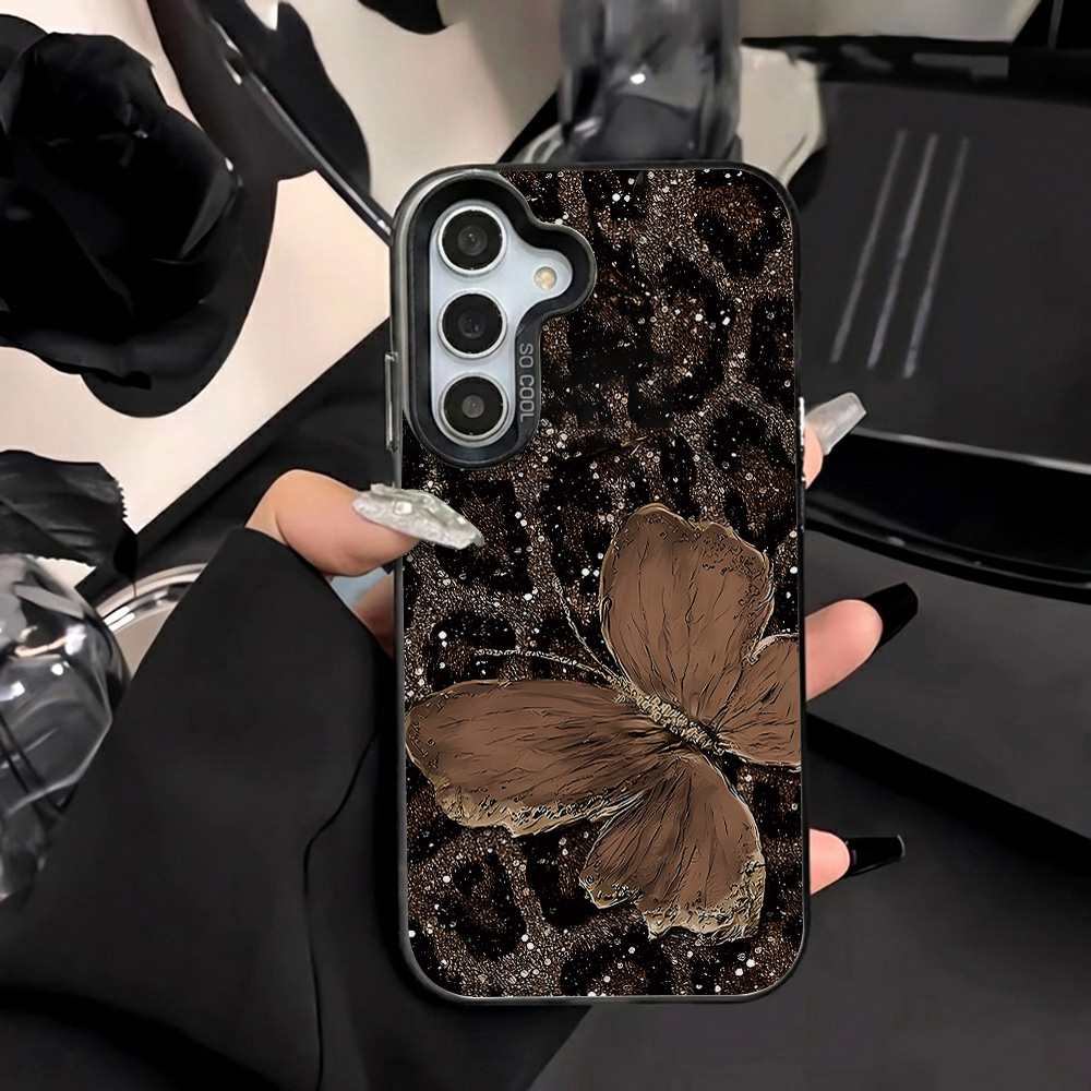 Phone Cases Galaxy A16 5G - เคสลายเสือดาวแบบแข็ง IMD สำหรับ Samsung S26 Ultra