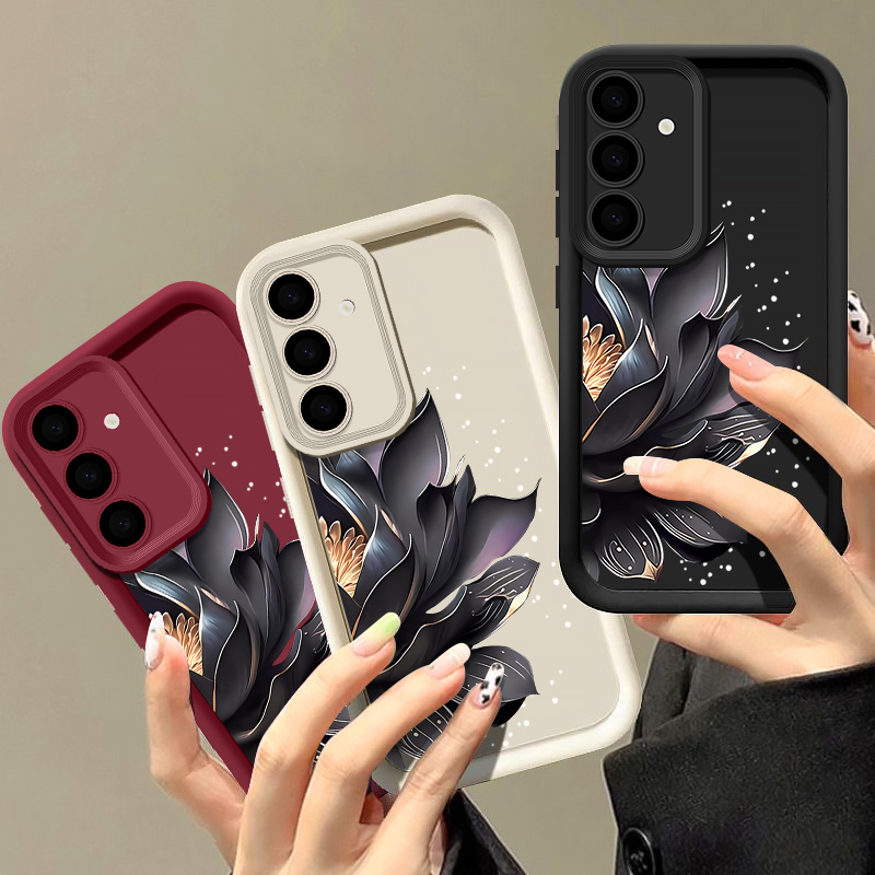 Phone Cases Galaxy A16 5G - เคสโทรศัพท์ลายดอกบัว สำหรับ Samsung Galaxy A16 A56