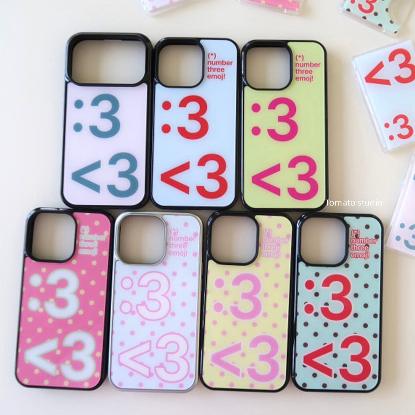Phone Cases Junk - เคสโทรศัพท์ลายจุดสไตล์เกาหลี สำหรับ iPhone 17 Air 16