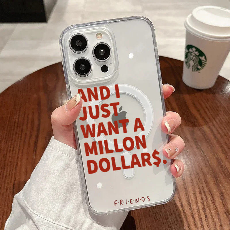 Phone Cases Clear - เคสโทรศัพท์ลายคำคมนามธรรมแฟชั่น สำหรับ iPhone 17 Pro 16