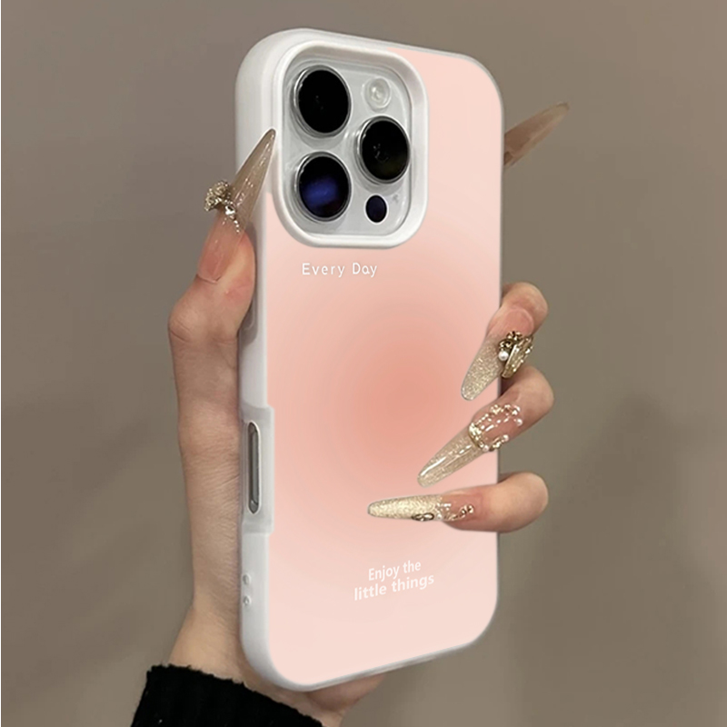 เคสโทรศัพท์ลายไล่เฉดสีชมพูสำหร - Gradient Color Case บทวิจารณ์และราคา