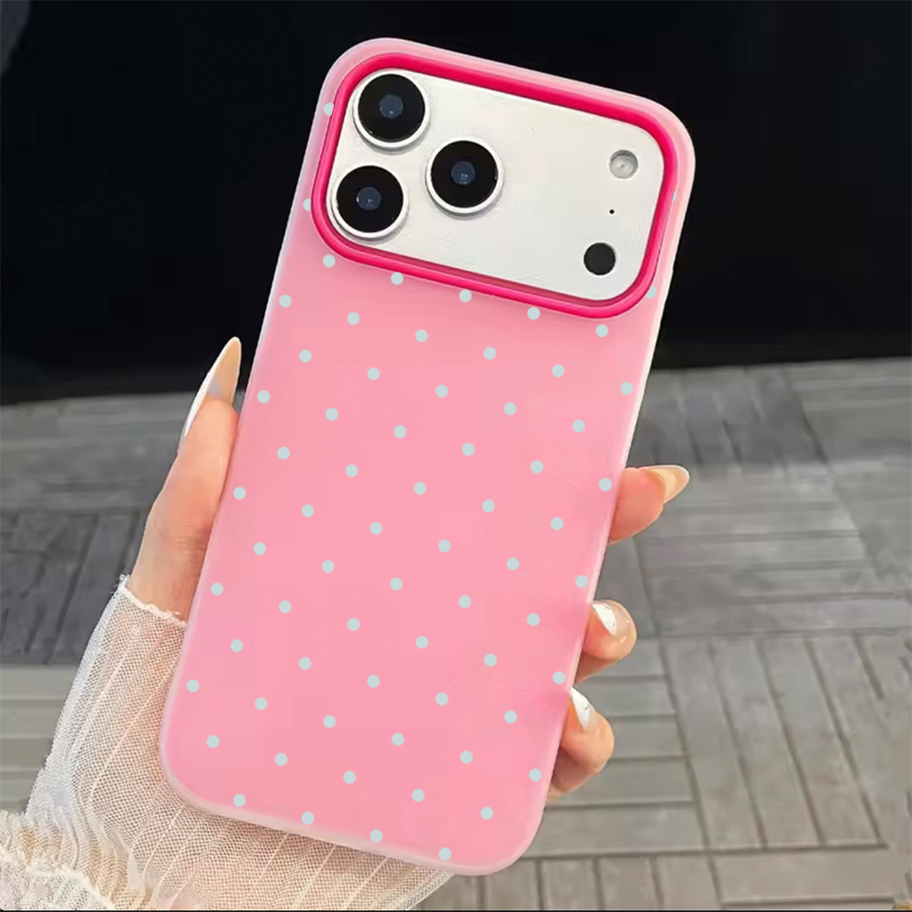 เคสโทรศัพท์ลายจุดสีฟ้าอ่อนน่าร - Phone Cases Polka Dot บทวิจารณ์และราคา