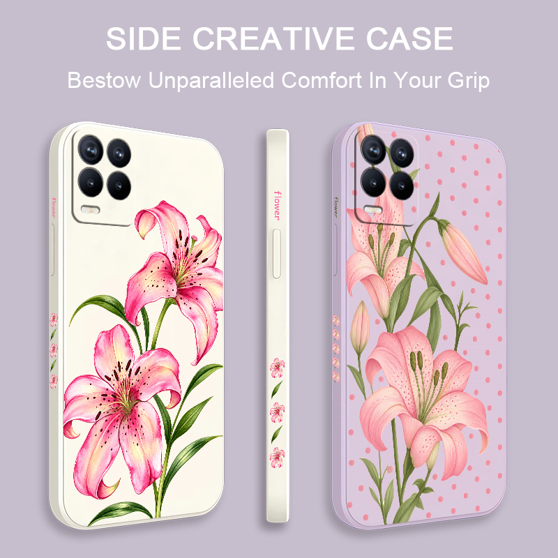 เคสลายดอกไม้สีชมพู สำหรับ OPPO - Realme Note 50 บทวิจารณ์และราคา