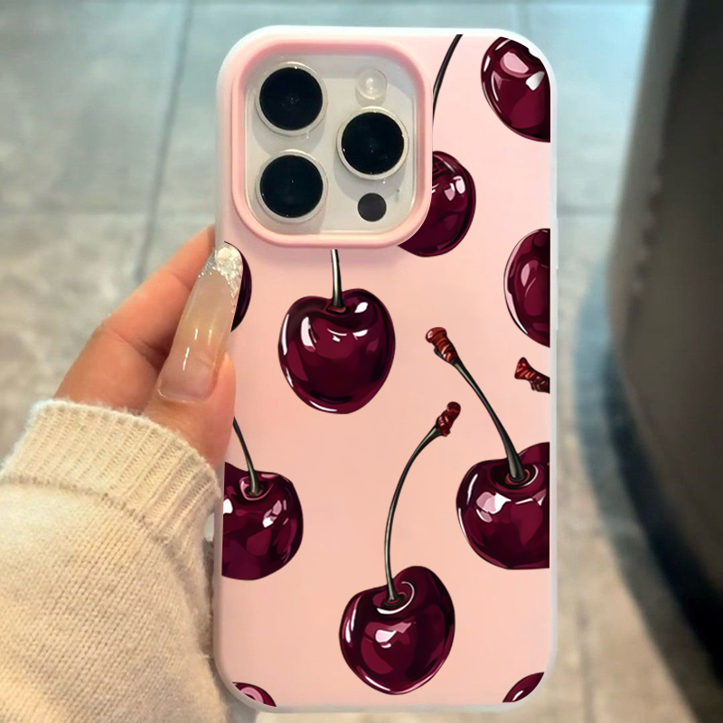 เคสโทรศัพท์ลายเชอร์รี่สีแดง สำ - Phone Cases Galaxy A16 5G บทวิจารณ์และราคา