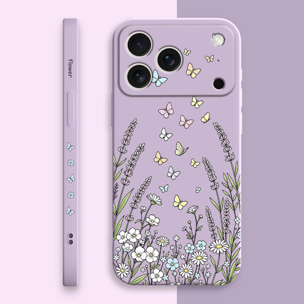 เคสโทรศัพท์ลายผีเสื้อสำหรับ iP - Silicone Liquid Case บทวิจารณ์และราคา
