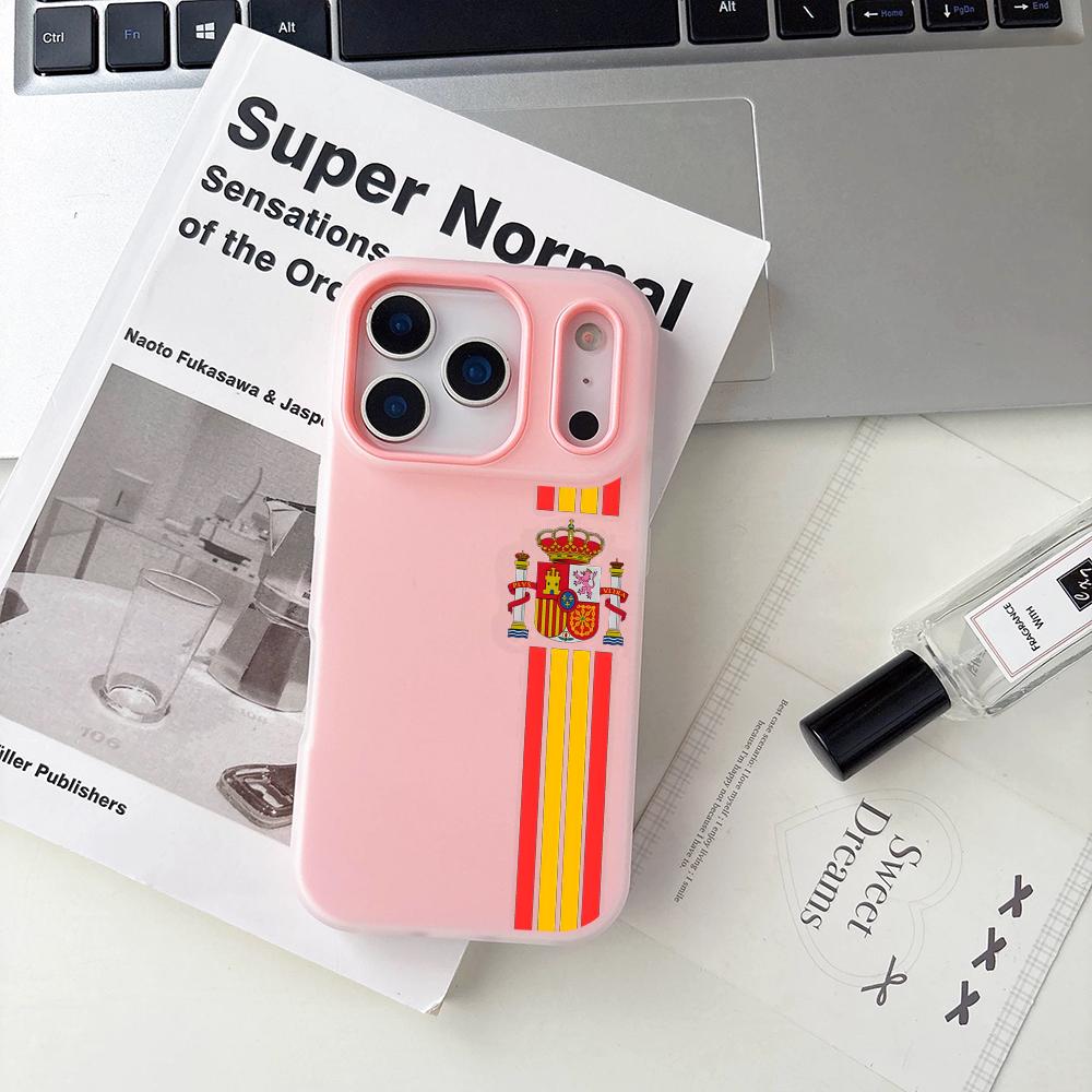 เคสโทรศัพท์ลายโลโก้สเปน สีแดงเ - Phone Cases Clear บทวิจารณ์และราคา
