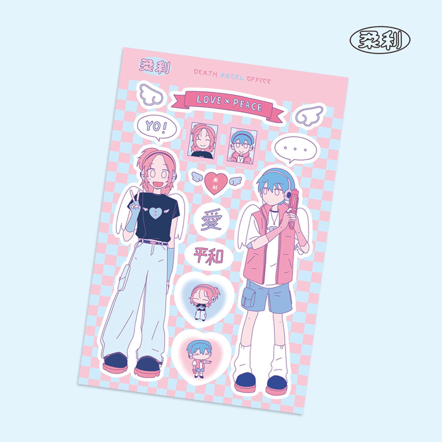 สติกเกอร์ตัวละคร Rou Li 2 แบบ  - Phone Cases Wholesale บทวิจารณ์และราคา