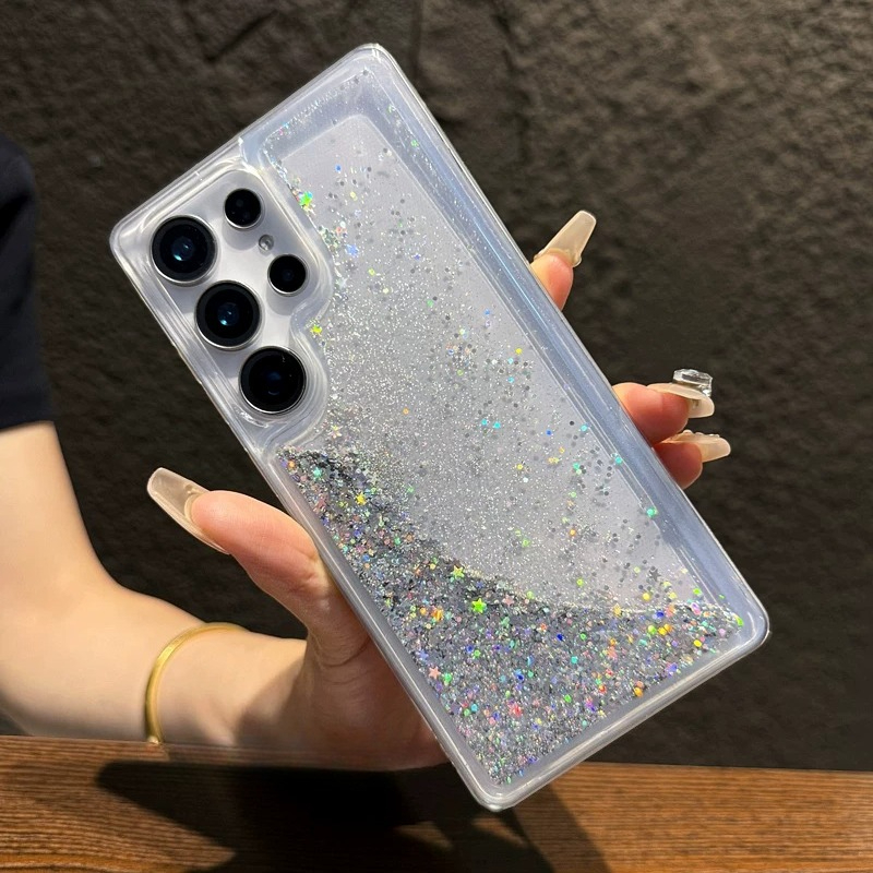 เคสทรายเคลื่อนไหวลายดาวสีสันสด - Silicone Liquid Case บทวิจารณ์และราคา
