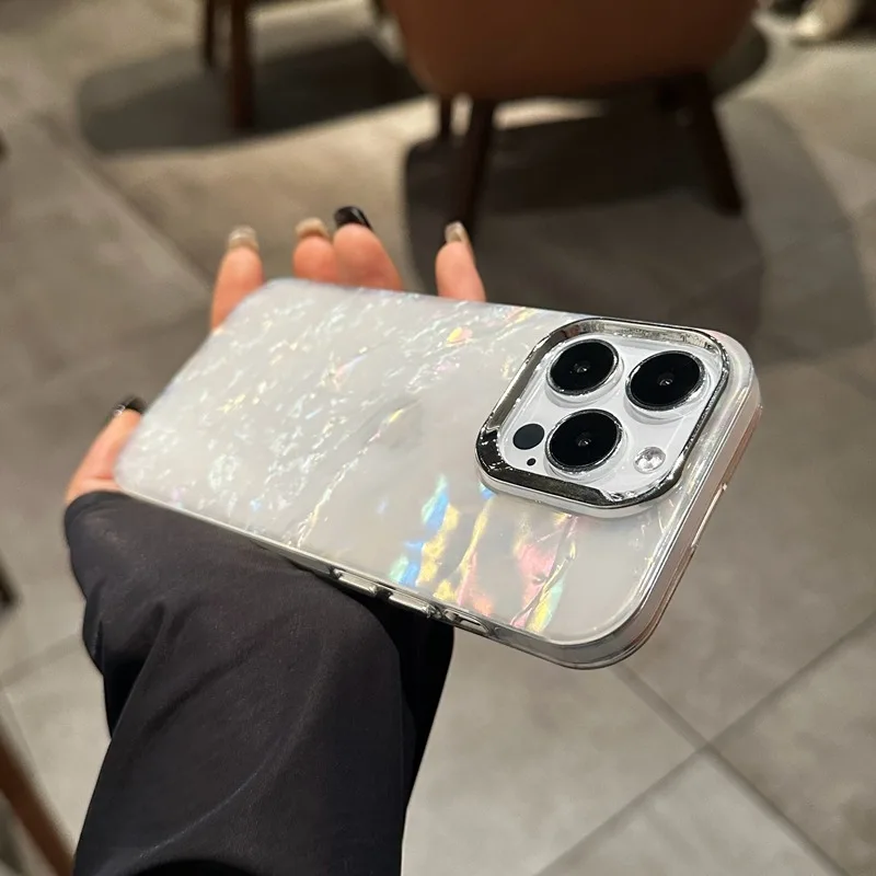 เคส Aurora Glitter Shell สำหรั - Gradient Color Case บทวิจารณ์และราคา