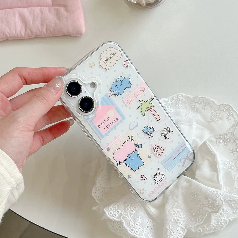 เคสโทรศัพท์ลายการ์ตูนช้างน่ารั - Phone Cases Kawaii บทวิจารณ์และราคา