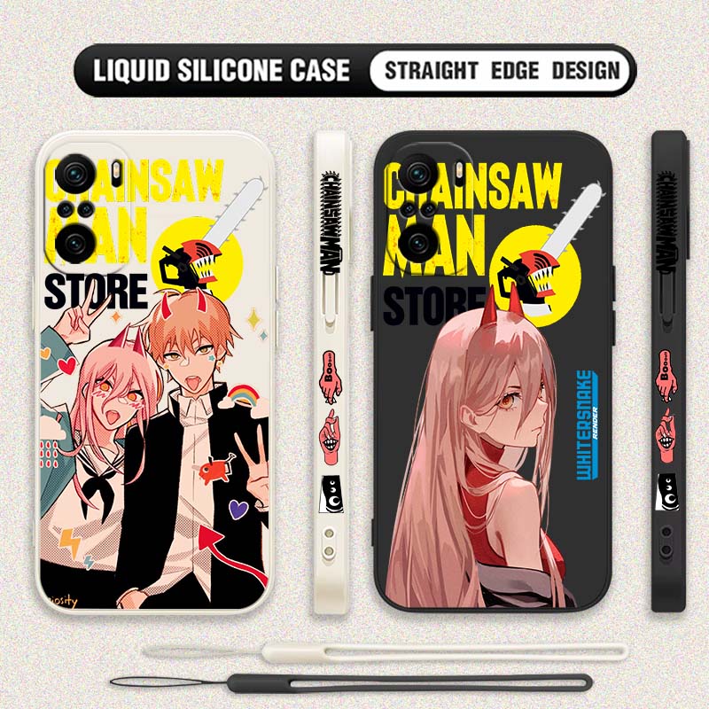 เคสโทรศัพท์ลายอนิเมะ Chainsaw  - Silicone Liquid Case บทวิจารณ์และราคา