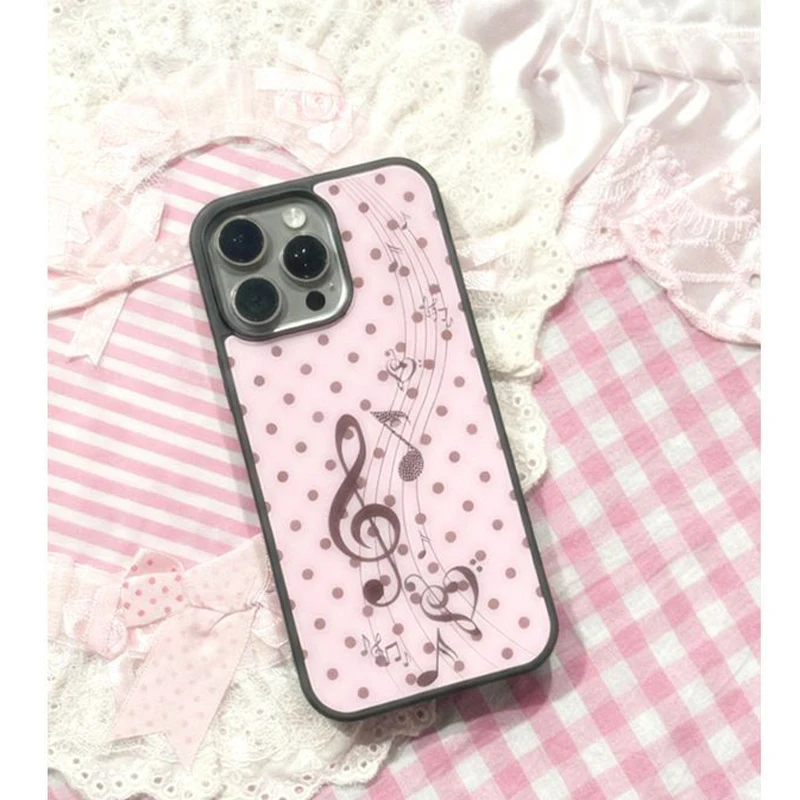 เคสโทรศัพท์ลายจุดสีชมพู-น้ำตาล - Phone Cases Junk บทวิจารณ์และราคา