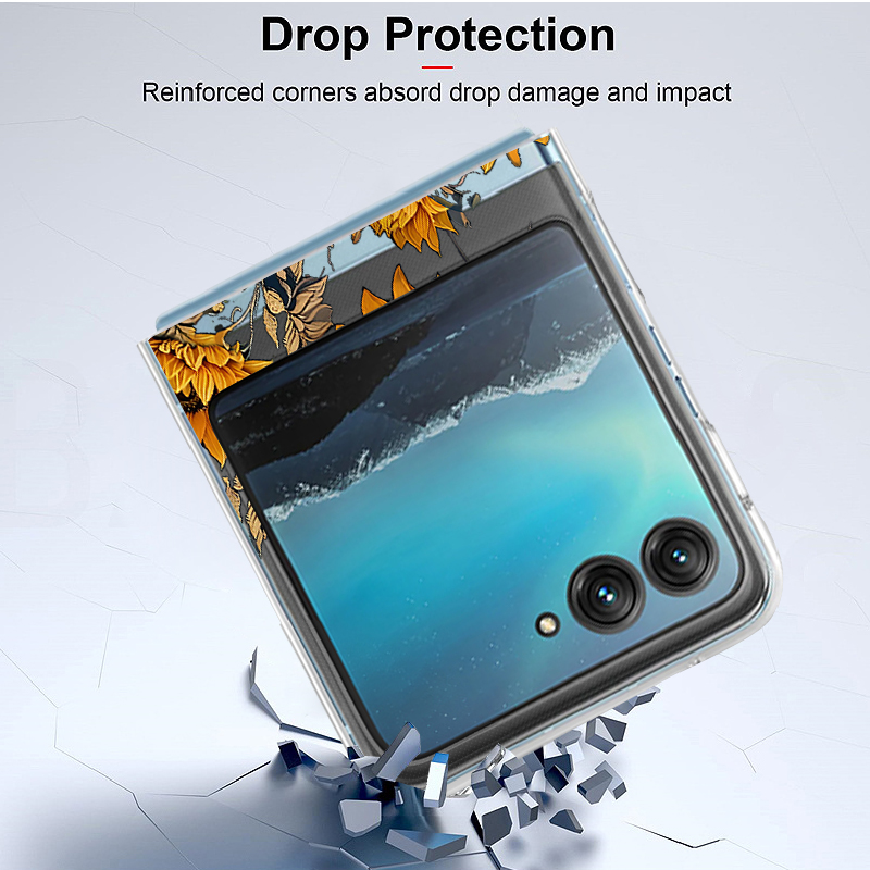 เคสโทรศัพท์ลายดอกทานตะวันใสสำห - Phone Cases Motorola บทวิจารณ์และราคา