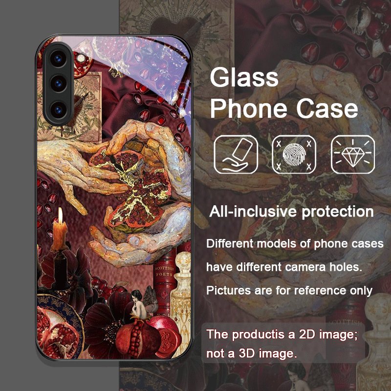 เคสโทรศัพท์มือถือลายดอกทับทิมส - Phone Cases For Samsung S22 บทวิจารณ์และราคา