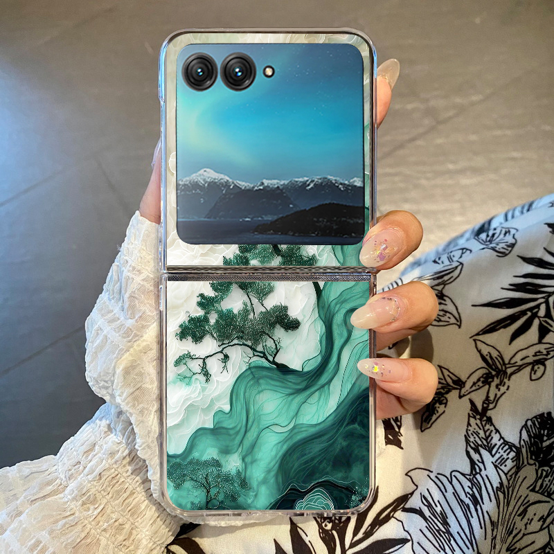 เคสโทรศัพท์ลายป่าดอกไม้สีฟ้า ส - Phone Cases Motorola บทวิจารณ์และราคา