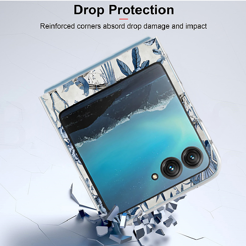 เคสโทรศัพท์ลายป่าดอกไม้สีฟ้า ส - Phone Cases Motorola บทวิจารณ์และราคา