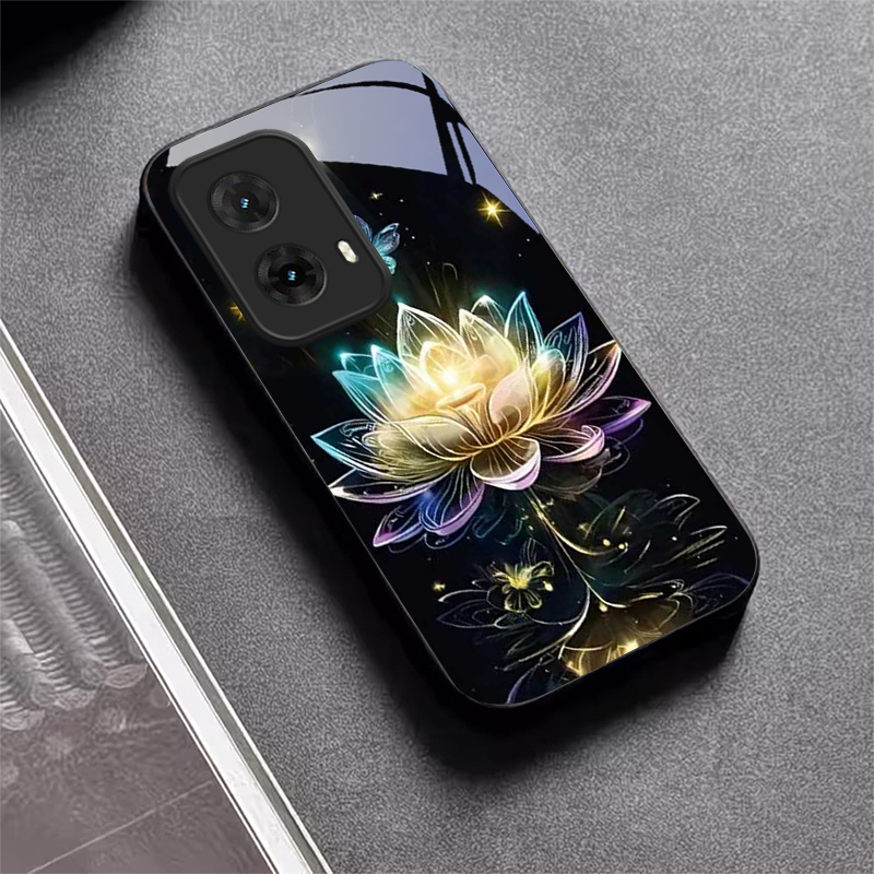 เคสโทรศัพท์แก้วสีดำลายคริสตัลโ - Phone Cases Motorola บทวิจารณ์และราคา