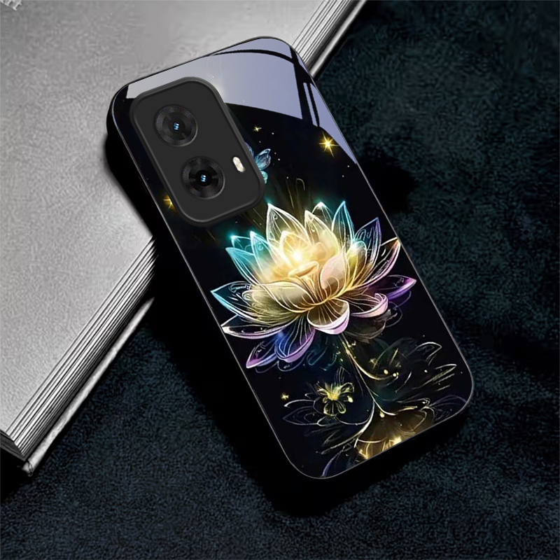 เคสโทรศัพท์แก้วสีดำลายคริสตัลโ - Phone Cases Motorola บทวิจารณ์และราคา