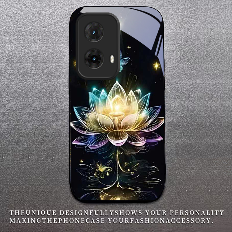เคสโทรศัพท์แก้วสีดำลายคริสตัลโ - Phone Cases Motorola บทวิจารณ์และราคา