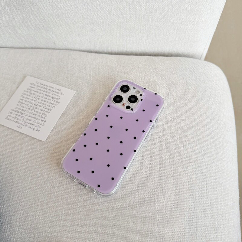 เคสโทรศัพท์ลายจุดสีขาวและสีม่ว - Phone Cases Polka Dot บทวิจารณ์และราคา
