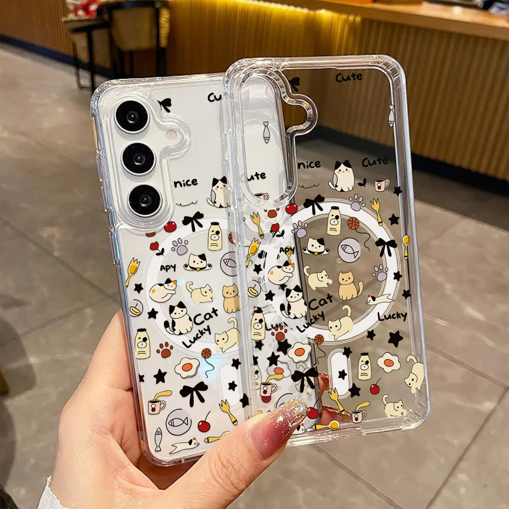 เคสโทรศัพท์แม่เหล็กแมวน่ารักสำ - Phone Cases Galaxy A16 5G บทวิจารณ์และราคา