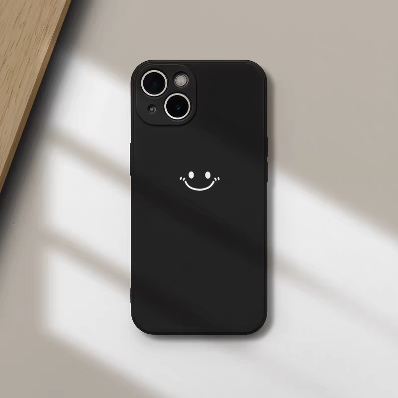 เคสโทรศัพท์ลายยิ้มมินิมอล สำหร - Silicone Liquid Case บทวิจารณ์และราคา