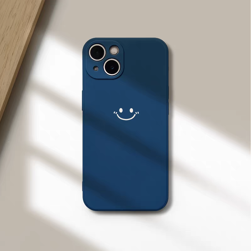เคสโทรศัพท์ลายยิ้มมินิมอล สำหร - Silicone Liquid Case บทวิจารณ์และราคา
