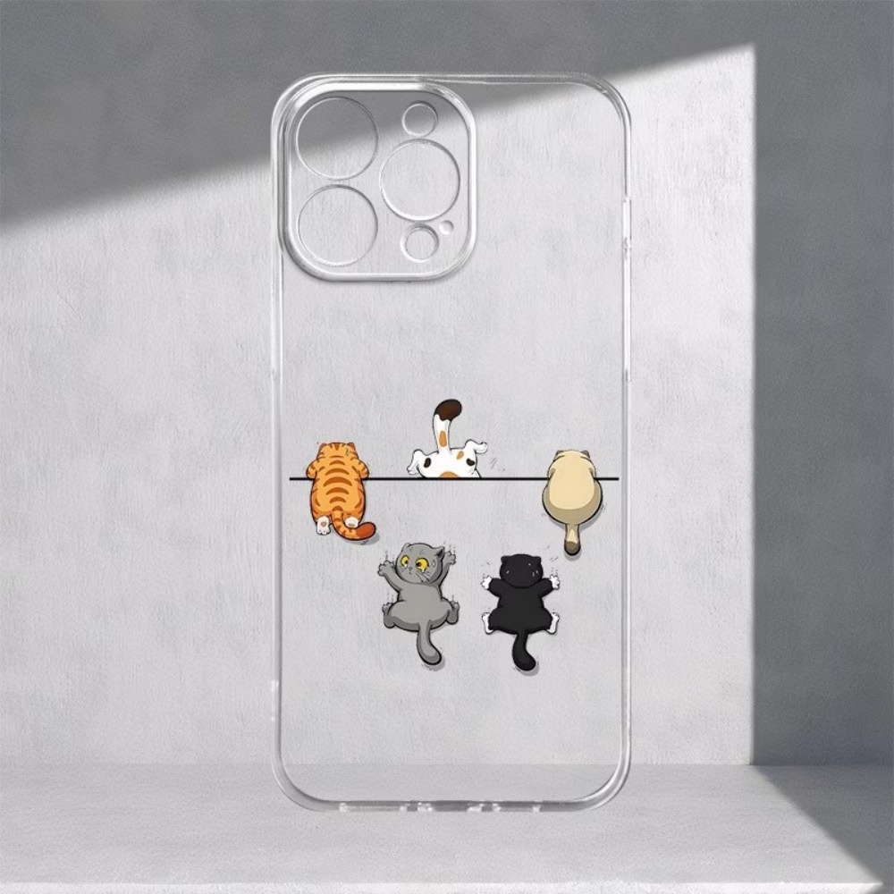 เคสโทรศัพท์ลายแมวน่ารัก 5 แบบ  - Phone Cases Clear บทวิจารณ์และราคา