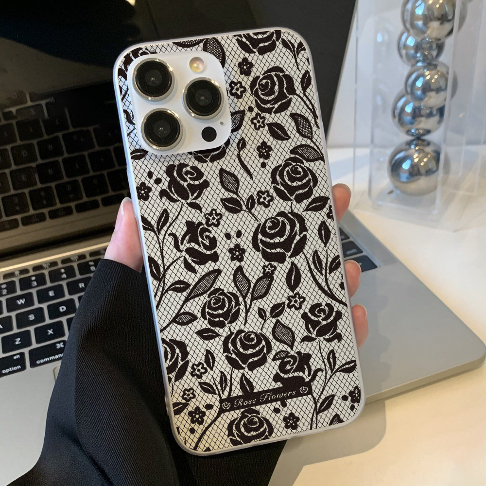 เคสโทรศัพท์ลายกุหลาบ ซิลิโคน ส - Matte Frosted Case บทวิจารณ์และราคา