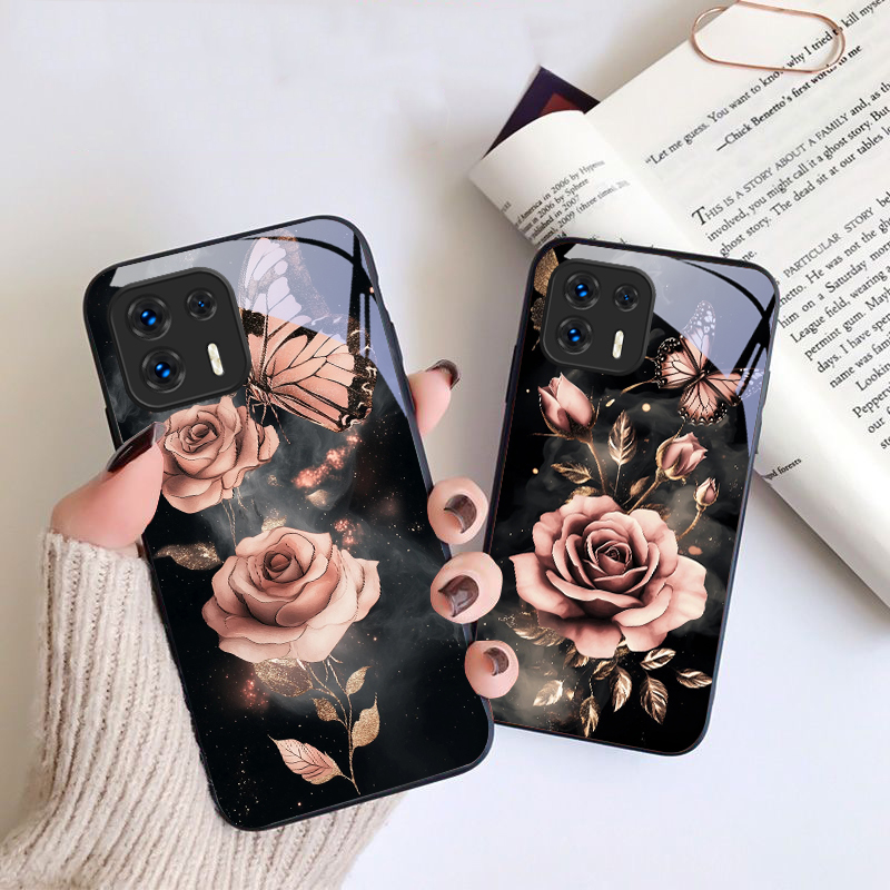 เคสโทรศัพท์ลายผีเสื้อ รัก ดอกก - Phone Cases Motorola บทวิจารณ์และราคา