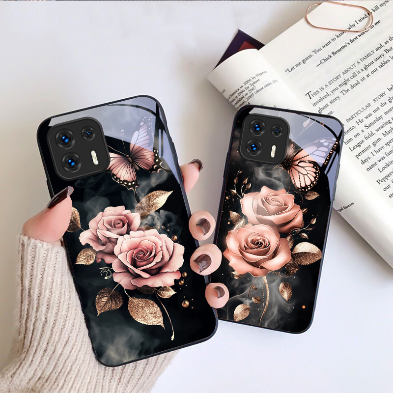 เคสโทรศัพท์ลายผีเสื้อ รัก ดอกก - Phone Cases Motorola บทวิจารณ์และราคา