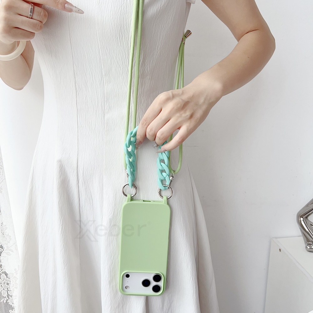 Crossbody Lanyardสร้อยข้อมืออะ - Silicone Liquid Case บทวิจารณ์และราคา