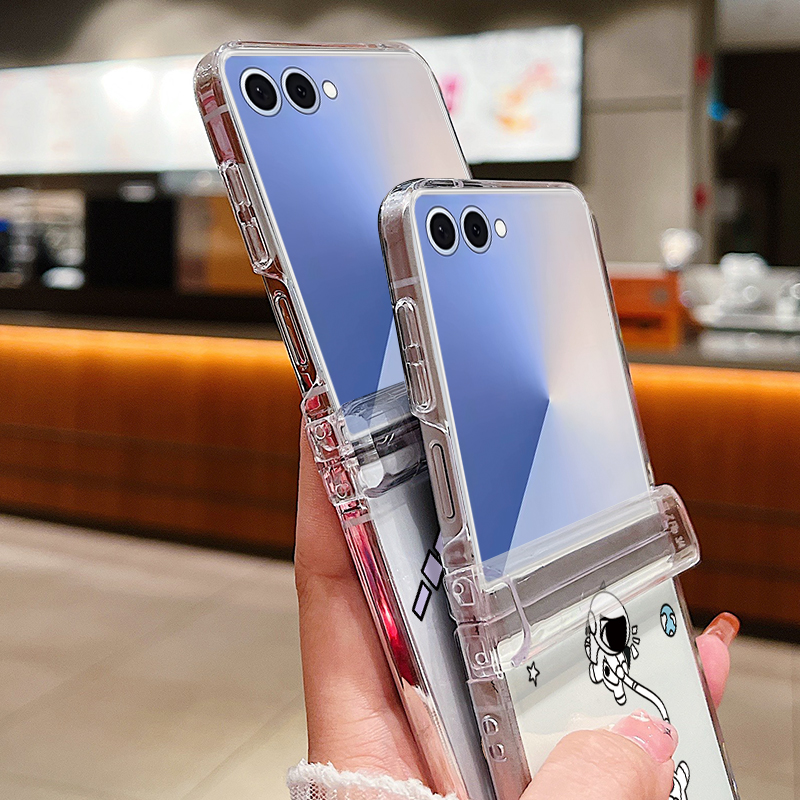 รูปแบบนักบินอวกาศพับเคสโทรศัพท - Phone Cases Clear บทวิจารณ์และราคา