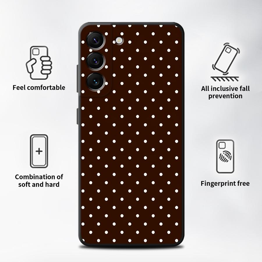 เคสลายจุดย้อนยุคสำหรับซัมซุงกา - Phone Cases Polka Dot บทวิจารณ์และราคา