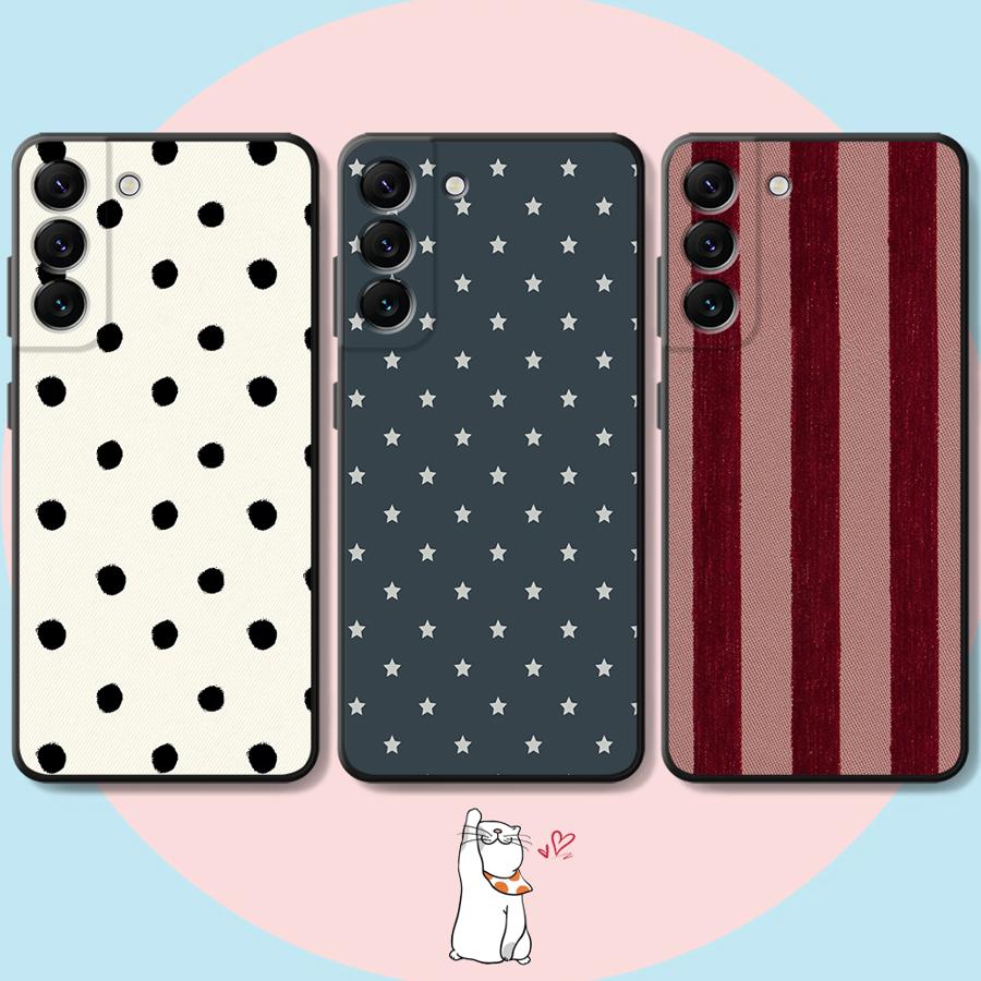เคสลายจุดย้อนยุคสำหรับซัมซุงกา - Phone Cases Polka Dot บทวิจารณ์และราคา